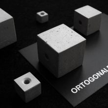 Modular Concrete Necklace by ORTOGONALE