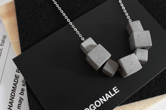 Concrete necklace by ORTOGONALE Concrete necklace by ORTOGONALE