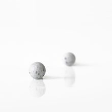 concrete earrings SFERA by ORTOGONALE modern concrete earrings SFERA by ORTOGONALE