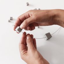 Modular Concrete Necklace by ORTOGONALE