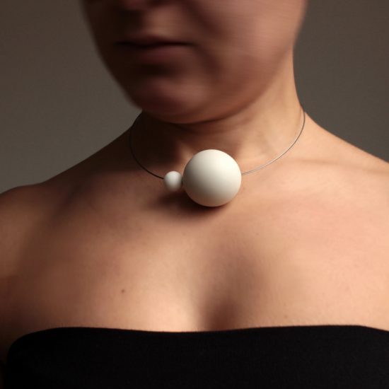 porcelain necklace URANO