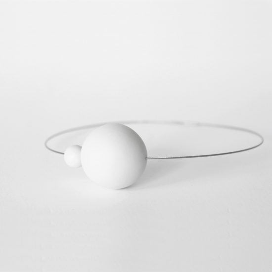 Modern Design Porcelain necklace URANO