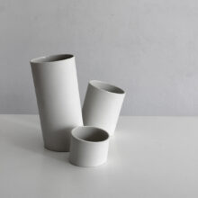 modern vase made of porcelain by ORTOGONALE modern vase made of porcelain by ORTOGONALE