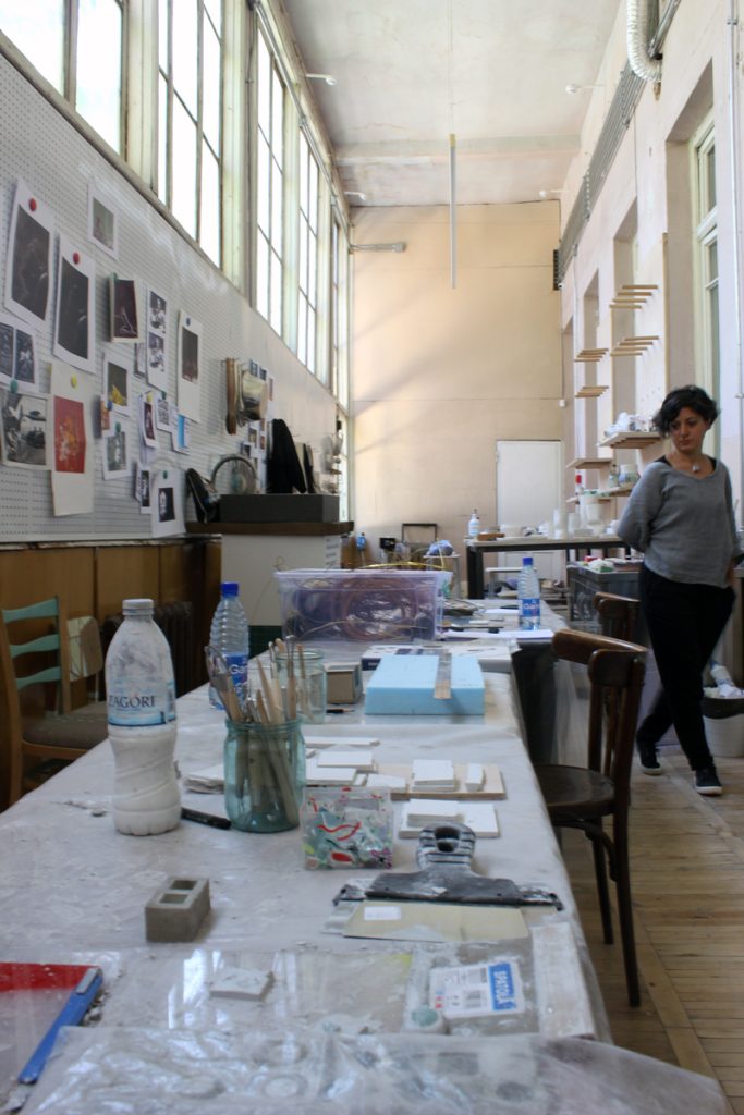 concrete in jewellery workshop by ORTOGONALE