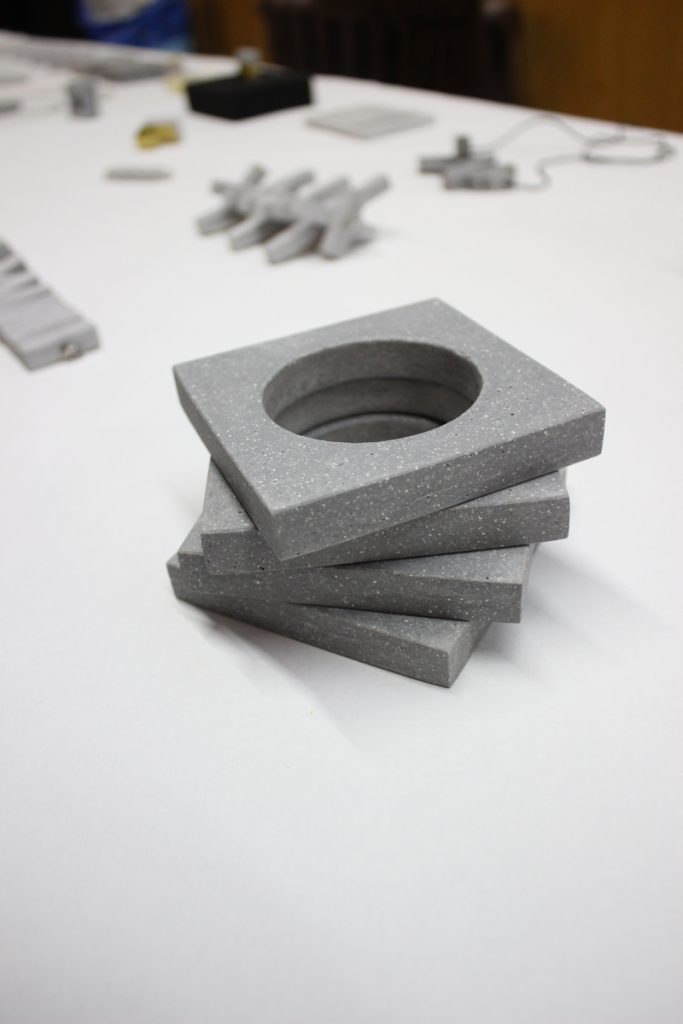 concrete in jewellery workshop by ORTOGONALE