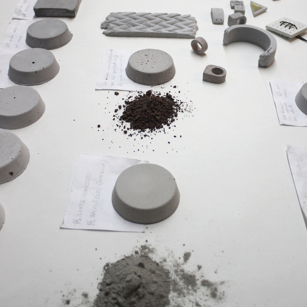 concrete in jewellery workshop by ORTOGONALE