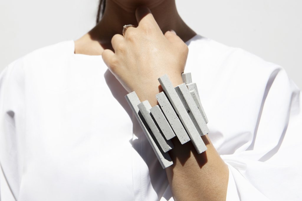 Concrete Bracelet Design by ORTOGONALE for TUMO Studios Armenia