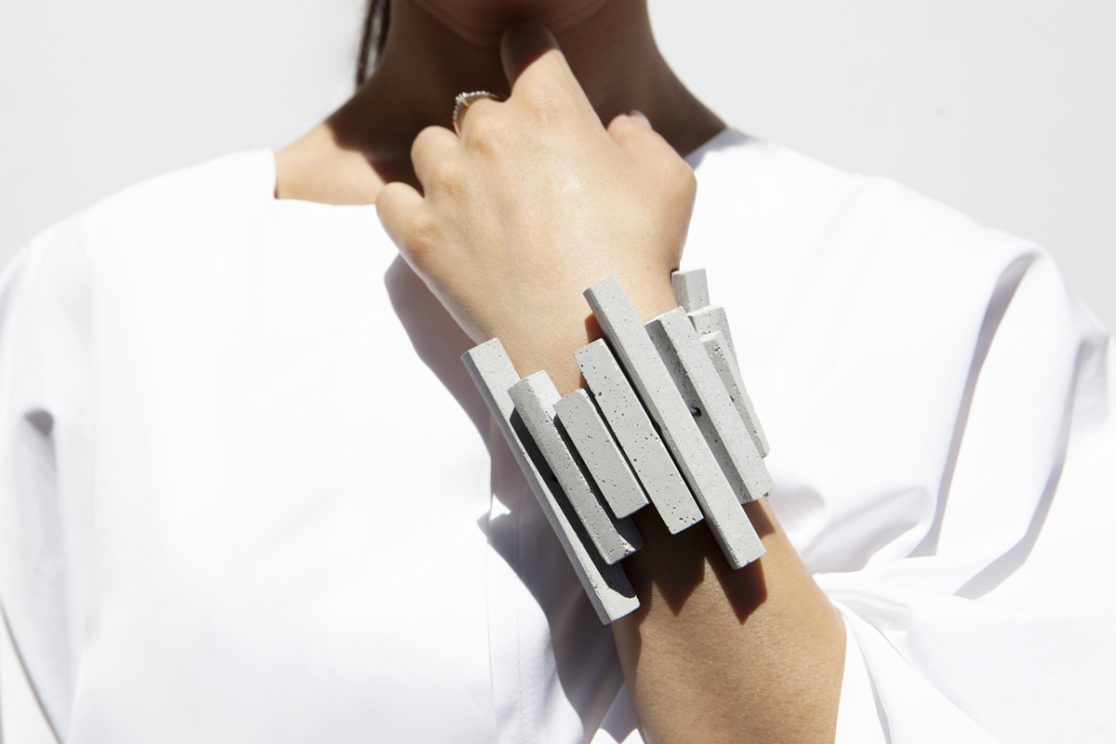 Concrete Bracelet Design by ORTOGONALE for TUMO Studios Armenia
