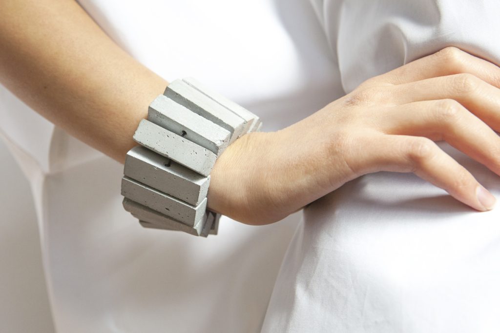 Concrete Bracelet Design by ORTOGONALE for TUMO Studios Armenia
