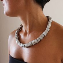 Concrete Necklace CLCNN50 Concrete jewelry by ORTOGONALE Concrete Necklace CLCNN50 Concrete jewelry by ORTOGONALE