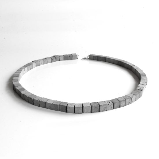 Concrete Necklace CLCNN50 Concrete jewelry by ORTOGONALE Concrete Necklace CLCNN50 Concrete jewelry by ORTOGONALE