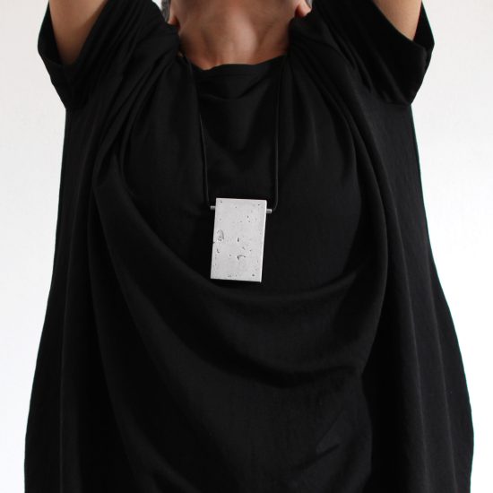 architectural necklace GRT01 by ORTOGONALE