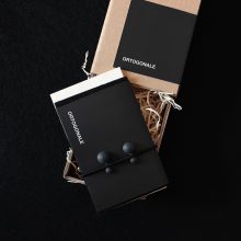 Modern Double Face Earrings by ORTOGONALE Modern Double Face Earrings by ORTOGONALE