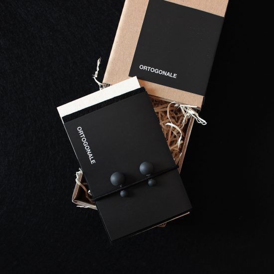 Modern Double Face Earrings by ORTOGONALE Modern Double Face Earrings by ORTOGONALE