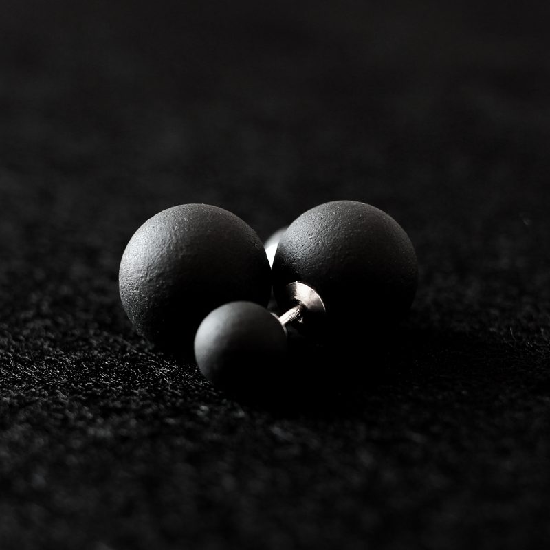 Modern Double Face Earrings by ORTOGONALE