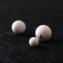 Modern Double Face Earrings by ORTOGONALE