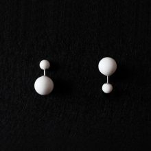 Modern Double Face Earrings by ORTOGONALE