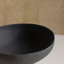 black stoneware centerpiece black stoneware centerpiece