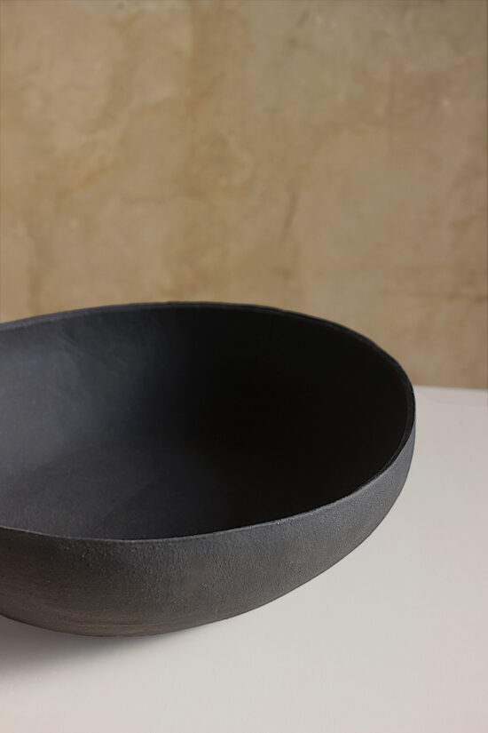 black stoneware centerpiece black stoneware centerpiece