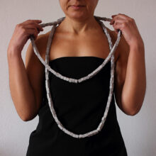Long concrete necklace by ORTOGONALE Long concrete necklace by ORTOGONALE