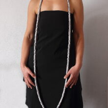 Long concrete necklace by ORTOGONALE Long concrete necklace by ORTOGONALE
