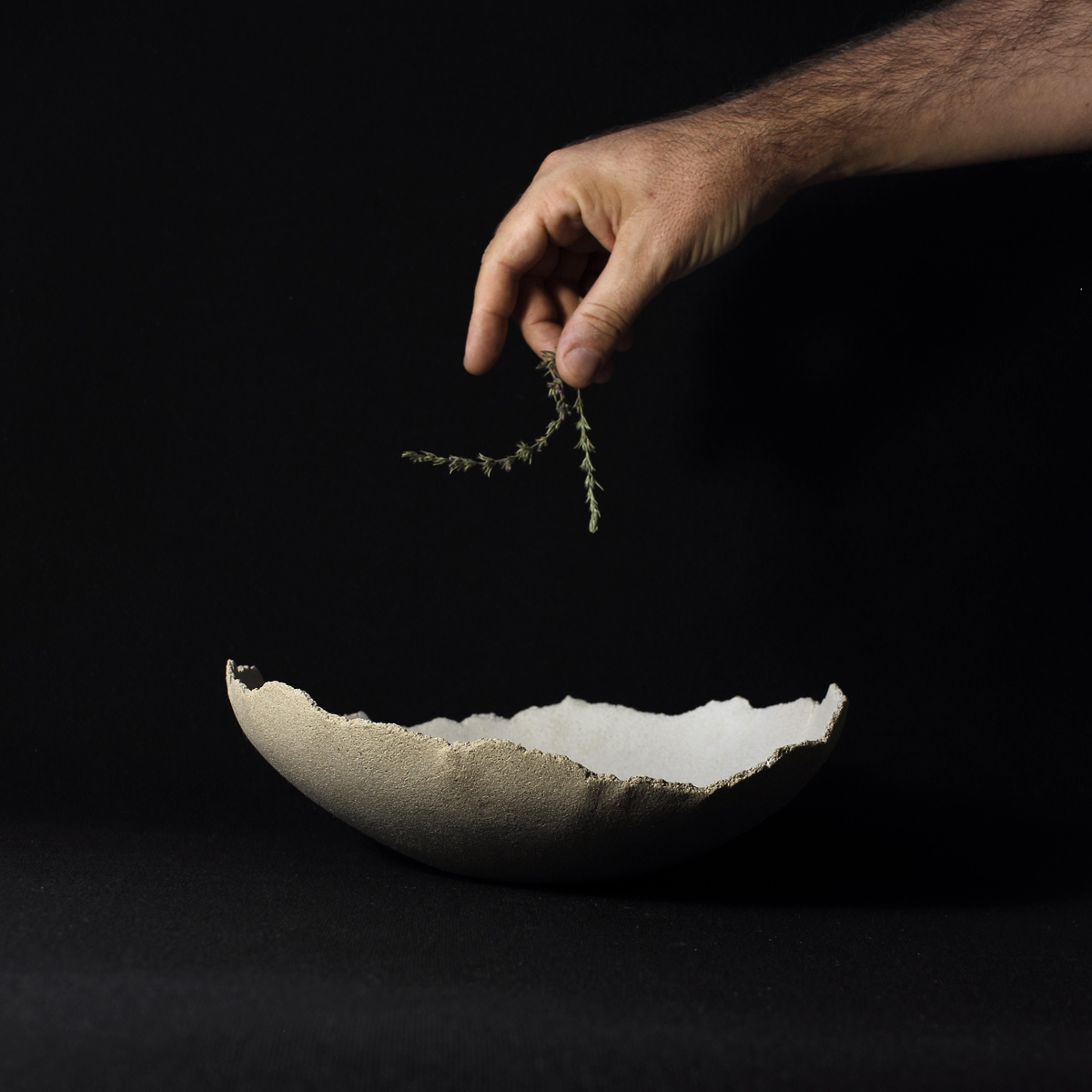 Handmade plates for chef